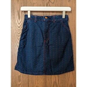 4/$12 Vintage Oshkosh Kids Size 12 Denim Skirt